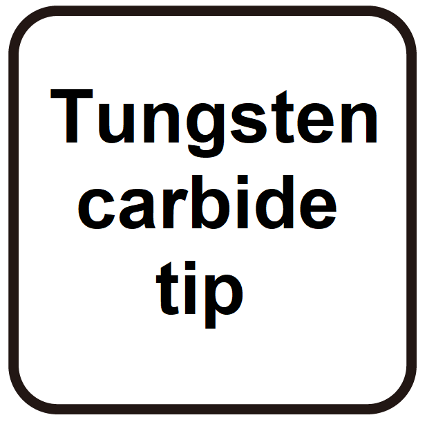 Tungsten carbide tip