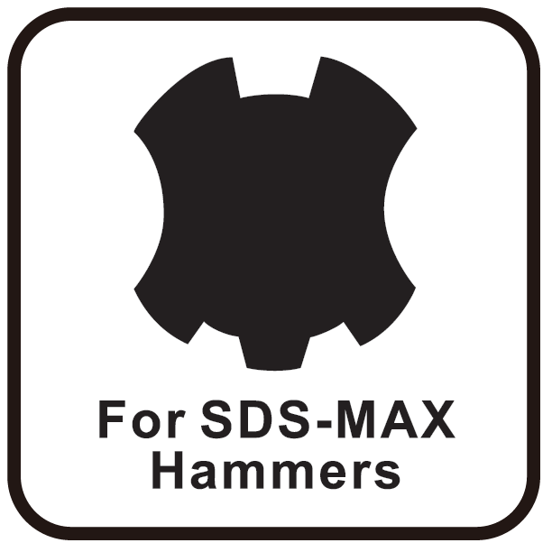 For SDS-MAX hammers